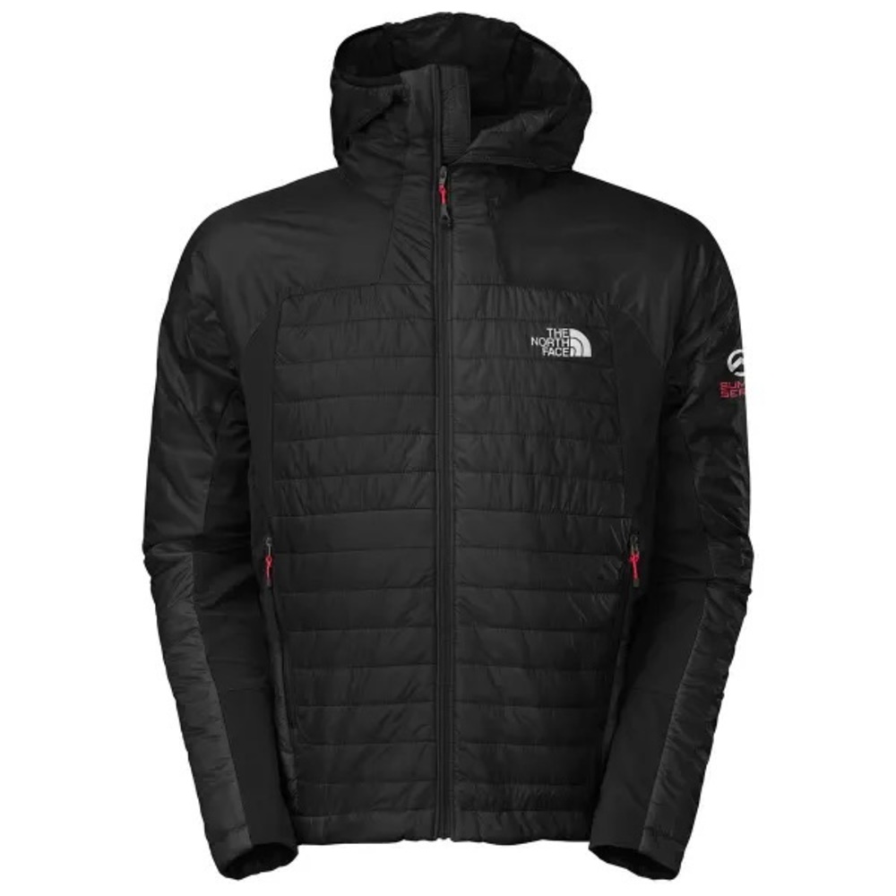 The North Face Summit Series Lightweight Insulated Full Zip Hooded Jacket Black